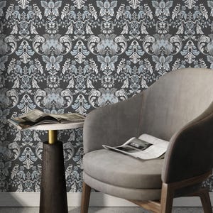 Victorian Elegance Damask Wallpaper - D099