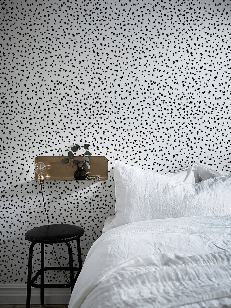 Dalmatian Wallpaper Dalmatian Spots Nursery Wallpaper Spots Etsy