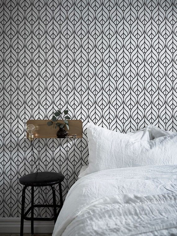 Minimalist Removable Wallpaper Self Adhesive Geometric | Etsy