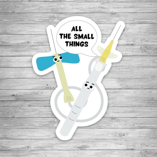 NICU Vinyl Sticker 2.0 IV and Butterfly All the Small Things Etsy