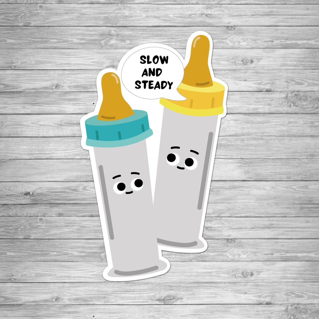 NICU Vinyl Sticker Bottles Slow Flow Nicu Sticker Nicu Etsy