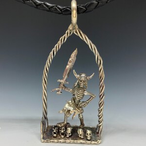 Skeleton Warrior Pendant #3