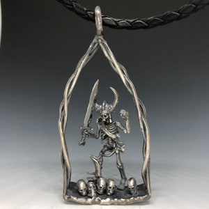 Skeleton Warrior Pendant #1