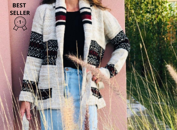 womens belted cardigan