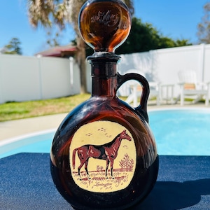 Alte Fitzgerald Whisky 'Lexington' Pferdeflasche