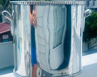 Vintage Silver-plated Monogram “S” Champagne/Wine Ice Bucket, RedEnvelope, India