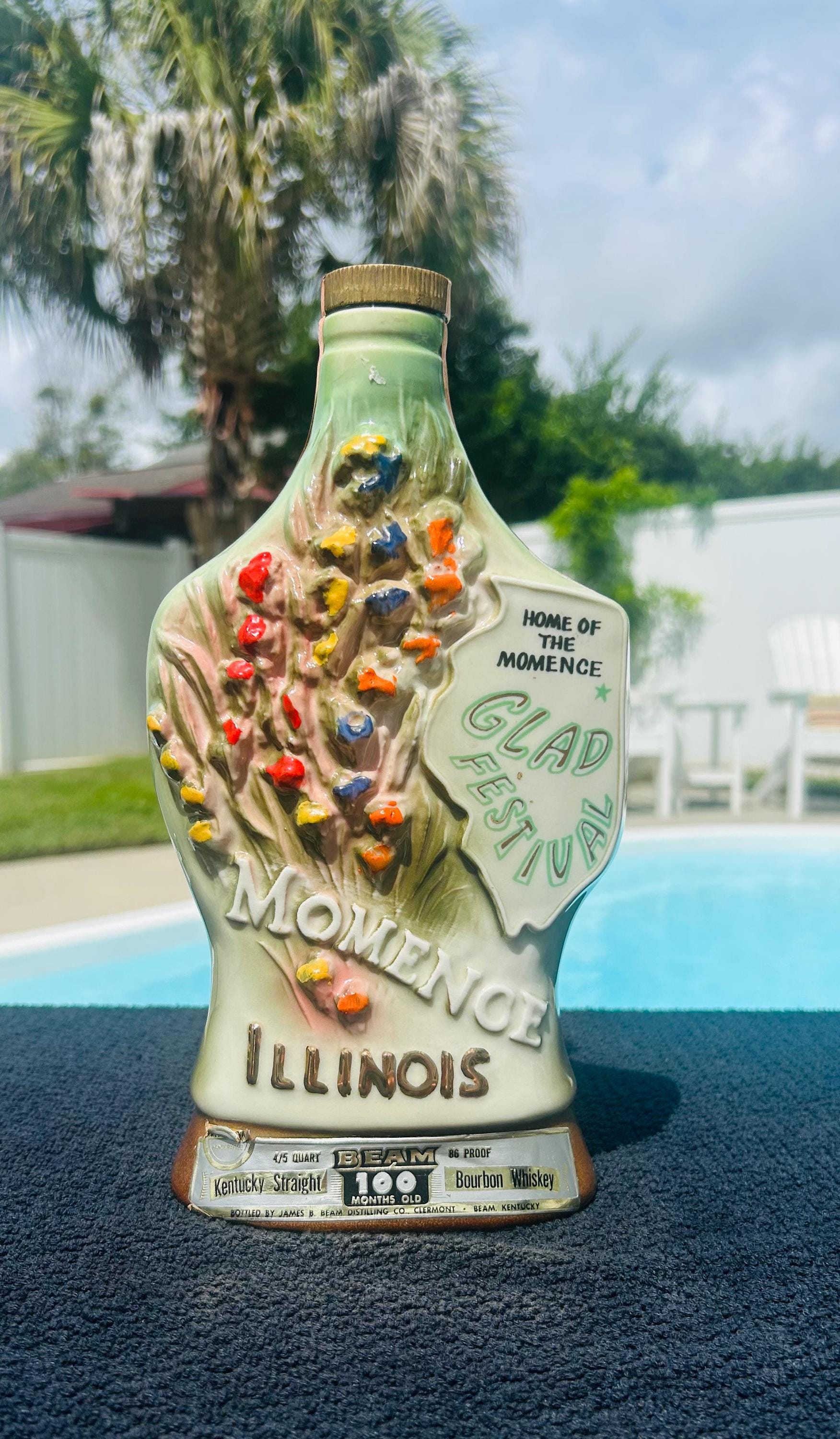 Vintage State Whiskey Decanters - Etsy