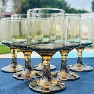 70s Style Drinking Glasses - Etsy
