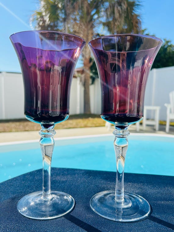 high end wine glasses Handblown Fluted Wine Glass main image 0