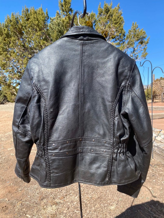 Women’s Braided Leather Jacket - image 3