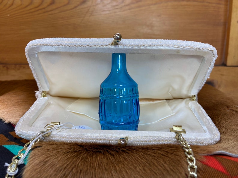 Flower Beaded Handbag