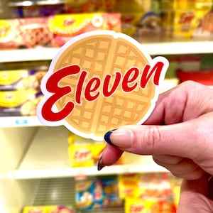 Eleven Waffle Sticker