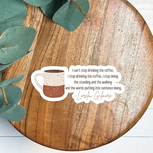 Lorelai koffiesticker