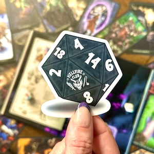H Fire Club Dice Sticker