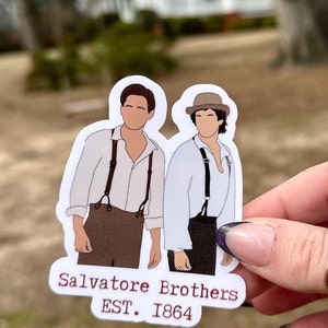 Salvatore Brothers TVD-Aufkleber