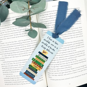 Vivo in due mondi, uno è un mondo di libri Segnalibro