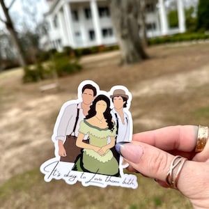 It’s okay to love them both TVD Sticker