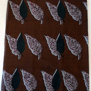 African Wax Print Fabric (Kitenge), sold by the yard