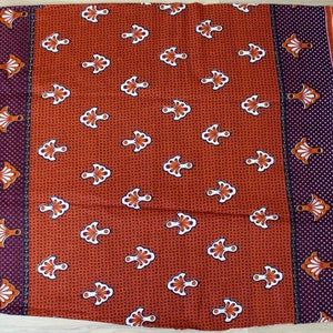 African Wax Print Fabric (Kitenge), sold by the yard