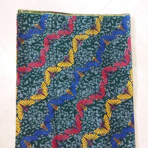African Wax Print Fabric (Kitenge), sold by the yard