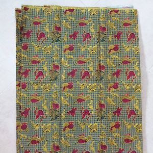 African Wax Print Fabric (Kitenge), sold by the yard