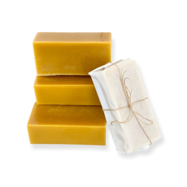 BEESWAX Pure Natural Hand Filtered and Poured One Pound Bricks