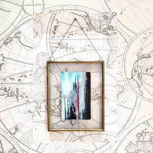 Kunst Wanddekor Gemälde Moderne Zeitgenössische Collage Vintage Art - Through the Door Collection