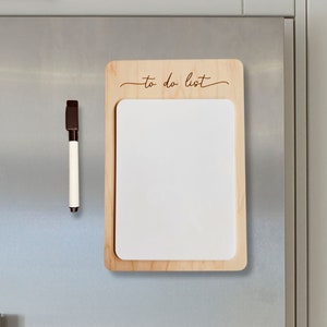 Reusable Magnetic To Do List for fridge | reusable to do list | magnetic to do list | Acrylic Dry Erase To Do List for refrigerator
