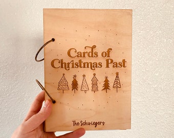 Personalized Christmas Card Keeper // Cards of Christmas Past // Christmas Card Storage and Organization