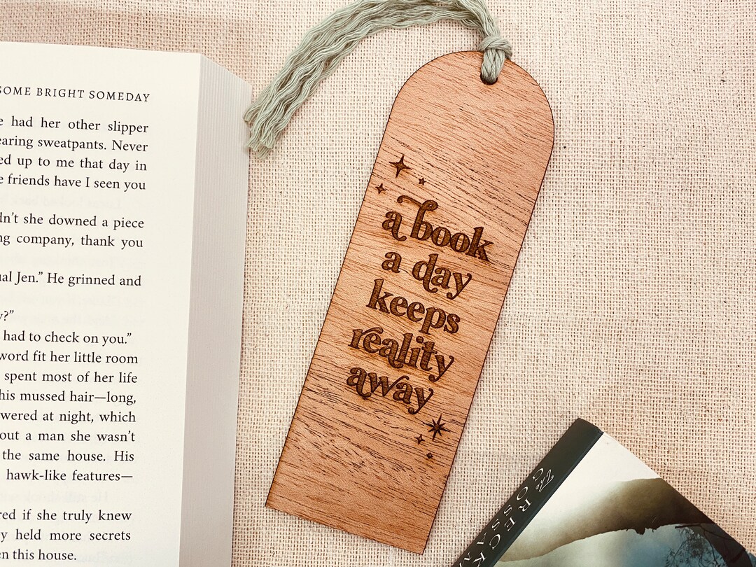 Bookmark - A Book a Day Keeps Reality Away Bookmark - A Book a Day Keeps Reality Away