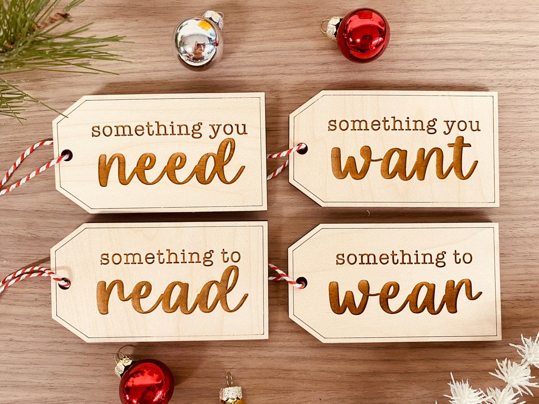 Christmas Gift Tag Set // Something to Read, Something You