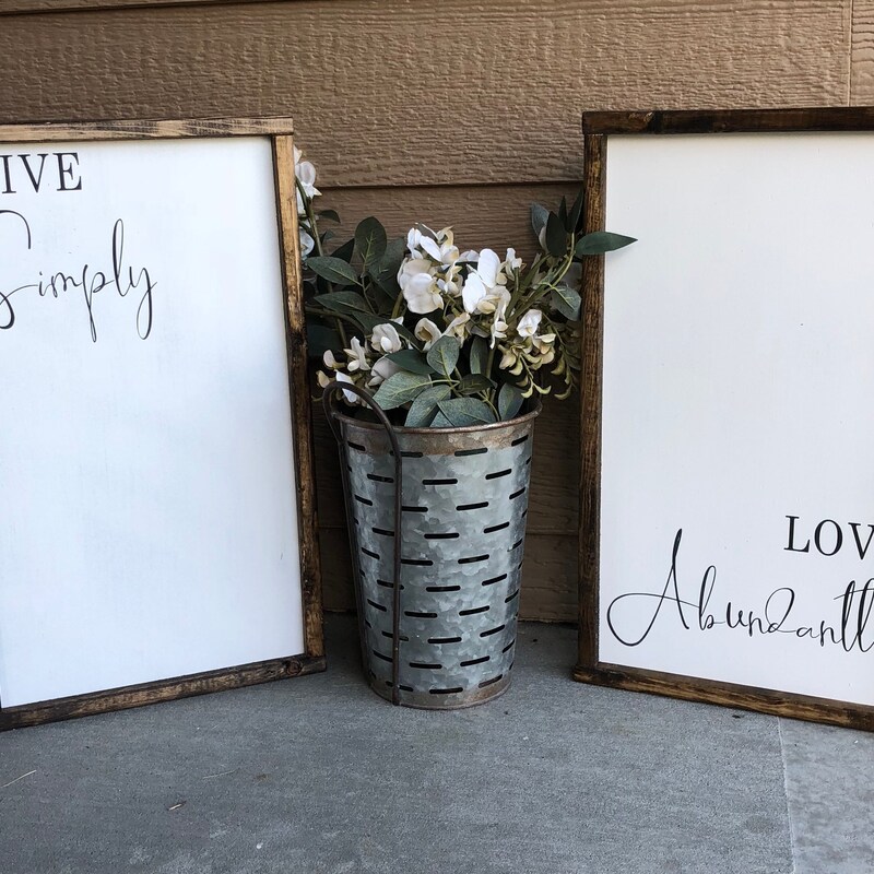 Live Simply Art - Etsy