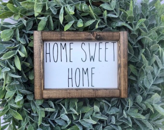 Home sweet home | signs | wood signs | farmhouse signs | kitchen | home decor | farmhouse decor | farmhouse |