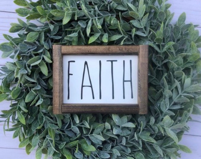 Faith | signs | wood signs | farmhouse signs | kitchen | home decor | farmhouse decor | farmhouse | signs with quotes