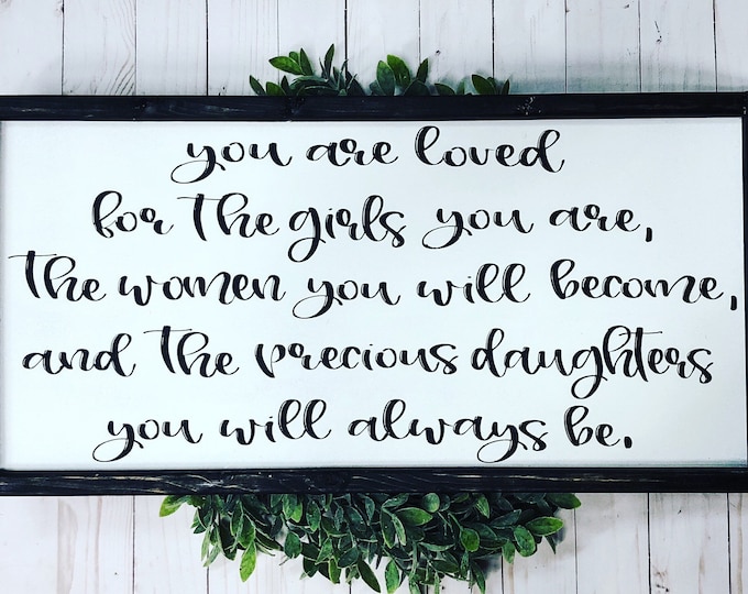 Farmhouse Decor | Farmhouse Wall Decor | Farmhouse Signs | Gift for Daughter | Boho Farmhouse | Shelf Decor | Girls Room Decor | Home Decor