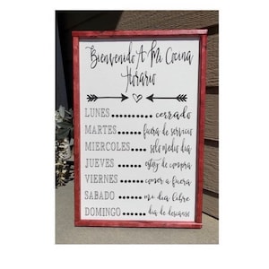 Farmhouse Decor | Farmhouse Wall Decor Farmhouse Signs | Kitchen Signs | Funny Signs | Kitchen Decor | Boho Farmhouse Decor | Spanish Sign |