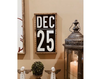 Dec.25 Sign - Etsy
