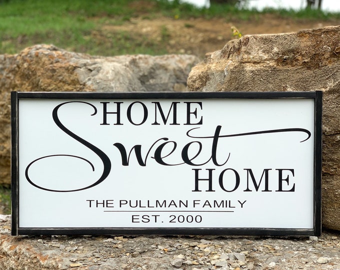 farmhouse wall decor | wood sign | signs with quotes | farmhouse sign  | personalized wood sign | custom name sign | family name sign