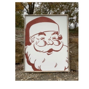 Farmhouse Decor | Farmhouse Wall Decor | Farmhouse Signs | Signs For Home | Christmas Decor | Santa Claus | Christmas Signs | Holiday Decor