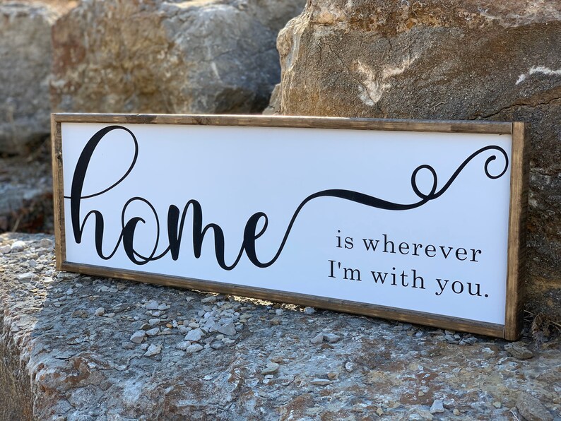 Farmhouse Decor Signs With Quotes Signs for Home Wall Etsy
