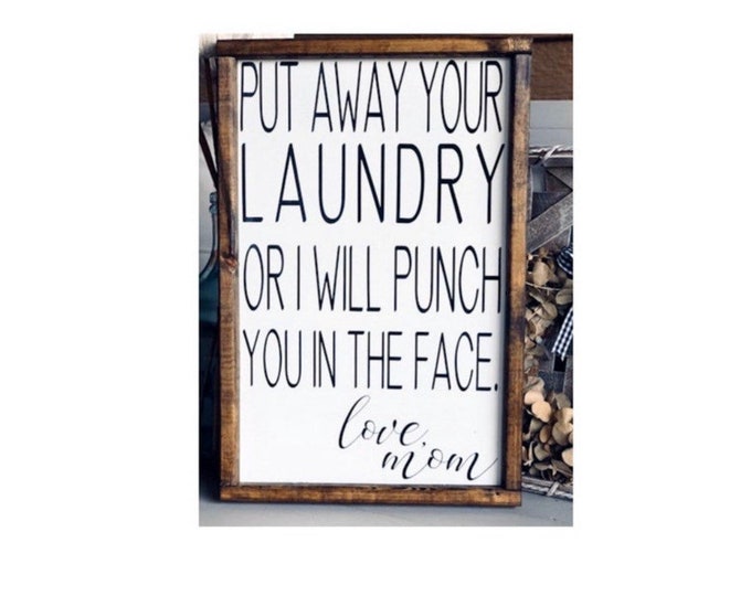 Farmhouse Decor | Farmhouse Wall Decor | Farmhouse Signs | Funny Signs | Laundry Room Decor | Laundry Signs | Boho Farmhouse | Home Decor