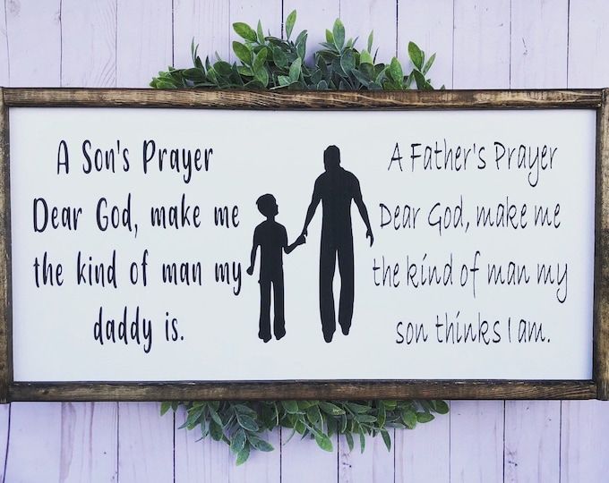 Farmhouse Decor | Father's Day | Farmhouse Signs | Gift For Dad | Boho Farmhouse | Boys Room Signs | Farmhouse Wall Decor