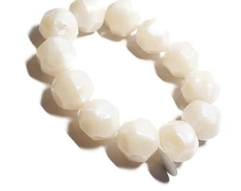 Lucite Beads Bead Vintage Unique Beads Vintage NOS Vintage Plastics Vintage Lucite Beads Vintage Bead Strand 8 Strand New Old Stock