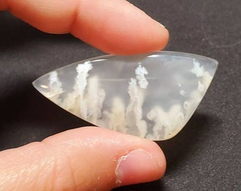 White Agate White Flame Gemstone Cabochon Agate Cabochon White Flame Agate Hand Polished Gemstone Cabochon Natural Stone Flame Agate