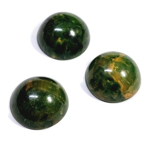 Vintage Green Bakelite Cabochon, 1pc