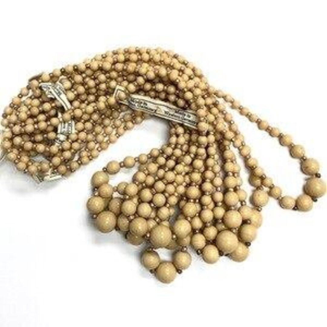 Western German Vintage Glass Beads, Graduated Beads, 512MM Round Glass