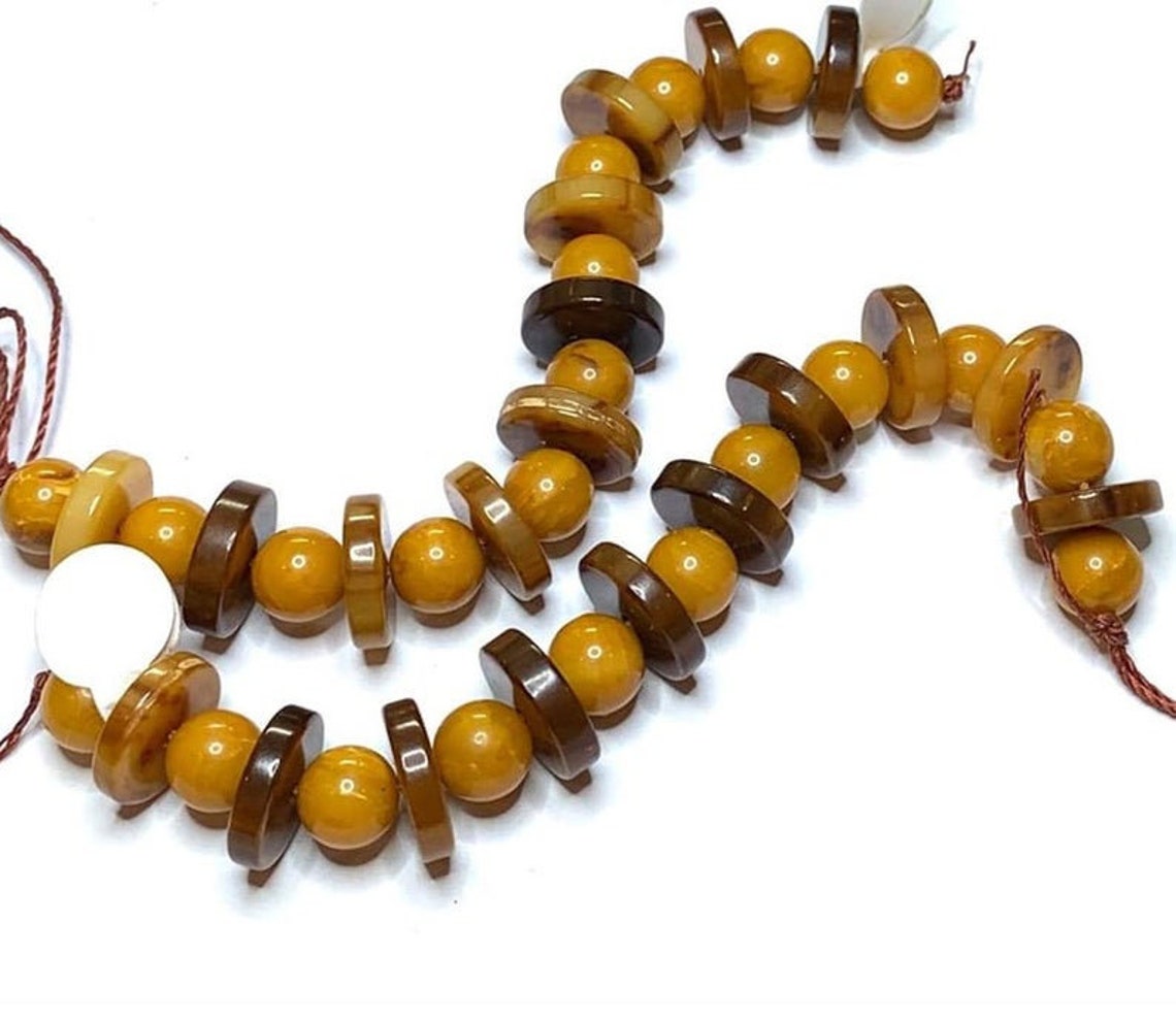 Bakelite Beads Bead Set Vintage Bakelite Vintage Plastics | Etsy