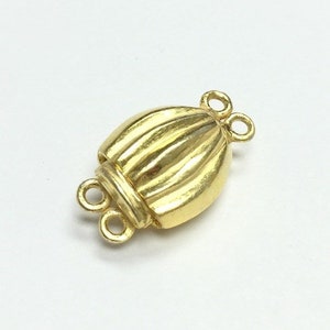 Gold Vermeil Box Verschluss, 1 Stk