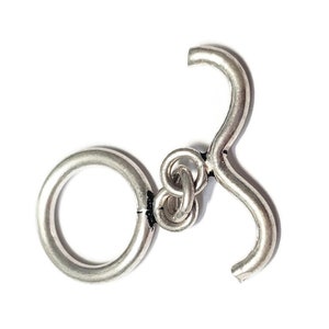Vintage Sterling Silver Toggle Clasp