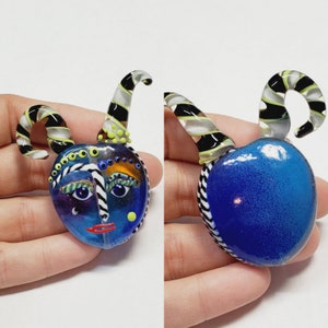 Artisan Bea Stoertz Handmade Lampwork Glass Bead, 1pc